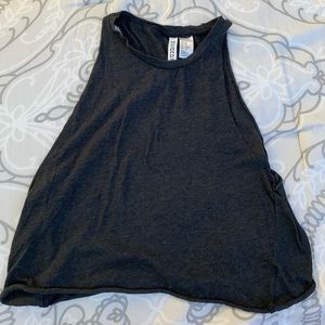 charcoal tank top